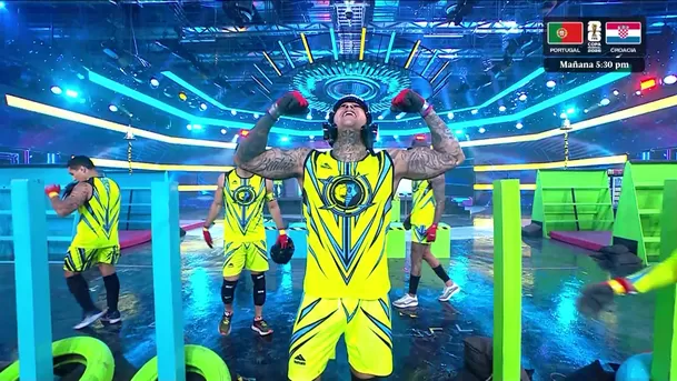 Hamid eliminó a Raúl Carpena tras vencerlo en duelo / AméricaTV Hamid eliminó a Raúl Carpena tras vencerlo en duelo / AméricaTV