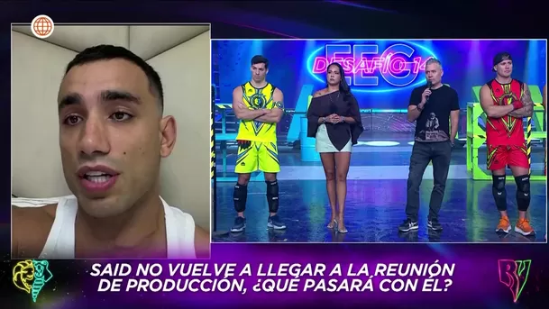 Mathías pidió a Said mostrar certificado médico y guerrero enfureció / AméricaTV