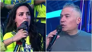 Mathías Brivio se hartó de los reclamó de Rosángela Espinoza contra los combatientes / AméricaTV