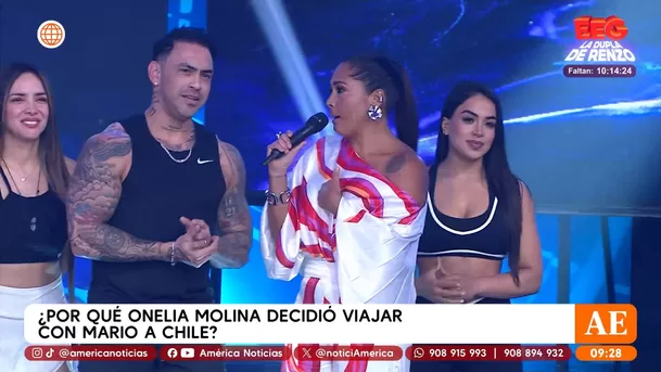 El reencuentro de Diego Chávarri y Onelia Molinma en EEG / América Tv