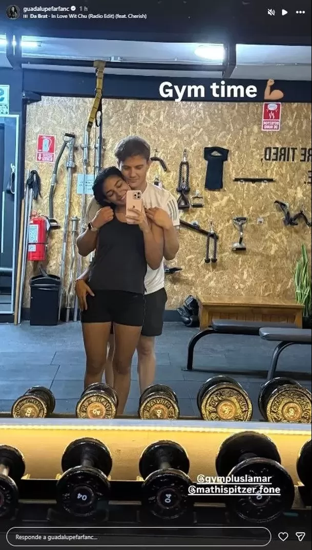 Guadalupe Farfán junto a Mathias Spitzer / Instagram  (guadalupefarfanc)