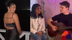 La influencer compartió una historia de Instagram durante la presentación del cantante en un festival y no dudó en dedicarle un romántico mensaje. Video: IG @mathispitzer.fone