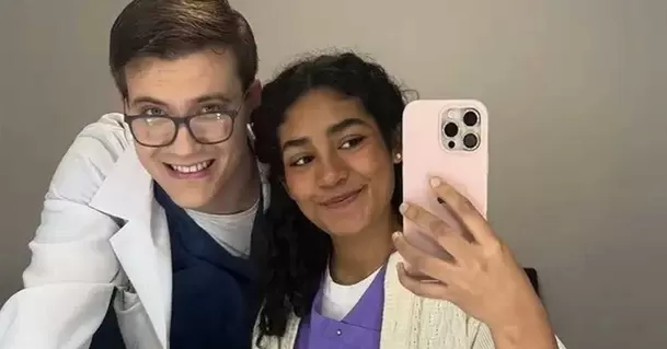 La influencer compartió una historia de Instagram durante la presentación del cantante en un festival y no dudó en dedicarle un romántico mensaje. Video: IG @mathispitzer.fone