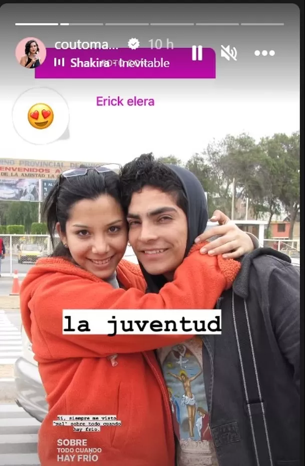 Mayra Couto y Erick Elera cuando compartían escenas en 'Al Fondo Hay Sitio'/Foto: Instagram