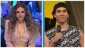 Mayra Goñi coqueteó con participante en 'Cuál es el verdadero'. Fuente: AméricaTV