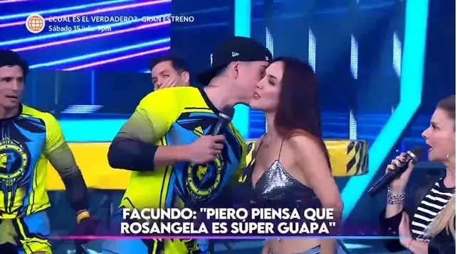 Piero quedó cautivo con Rosángela tras conocerla en vivo. Fuente: AméricaTV