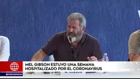 El actor Mel Gibson fue ingresado durante una semana en un hospital de Los Ángeles 