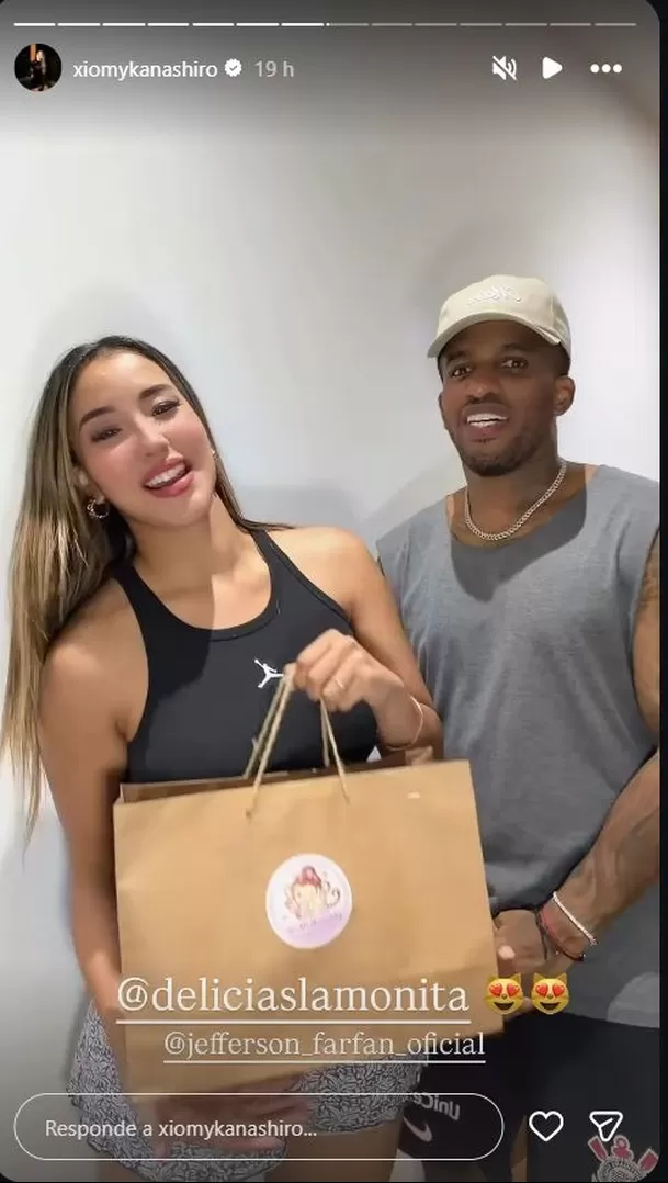 El apoyo de Jefferson Farfán a Melanie Martínez no pasó desapercibido. Video: Instagram