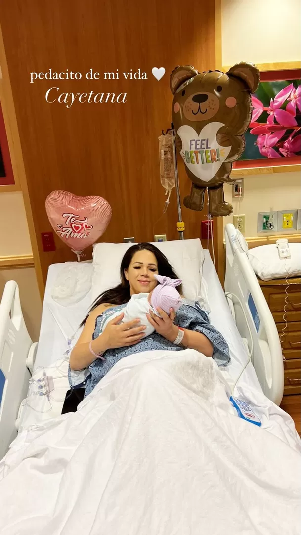 Melissa Klug junto a su hija Cayetana. Fuente: Instagram Melissa Klug junto a su hija Cayetana. Fuente: Instagram