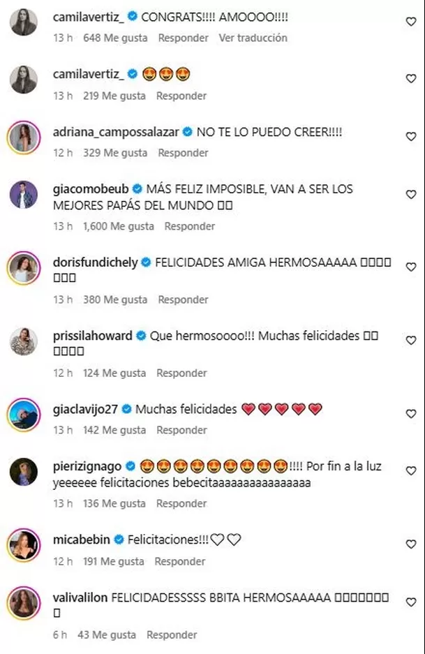 Famosos celebran la llegada del primer bebé de Gianella Marquina. Foto: Instagram @gianemarquina Famosos celebran la llegada del primer bebé de Gianella Marquina. Foto: Instagram @gianemarquina