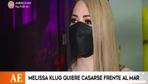 Melissa Klug hace aclare sobre sus retoques. Video: América