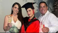 Melissa Klug y Raúl Marquina juntos en la graduación de Gianella / Instagram