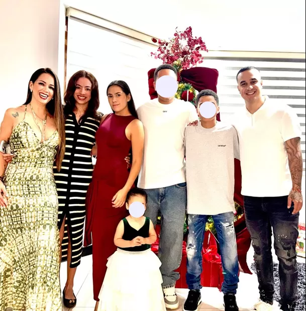 Melissa Klug se reunió con Jesús Barco en Navidad / Instagram