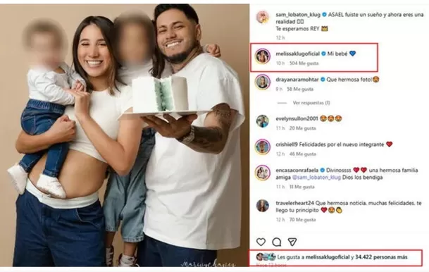 Melissa Klug no fue ajena al anuncio de Samahara Lobatón. Foto: Instagram