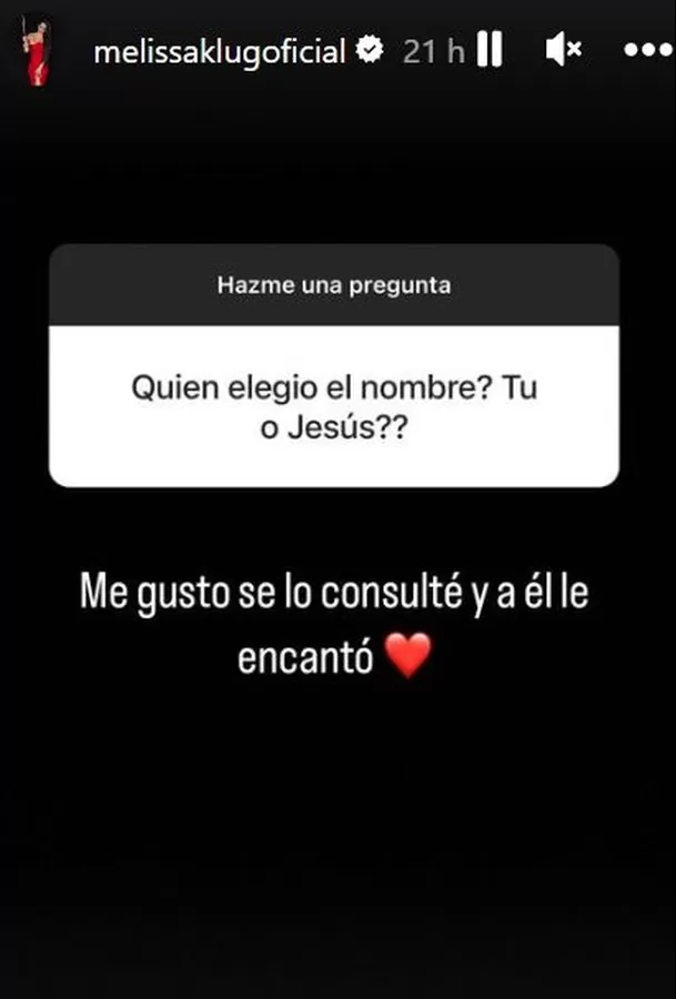 Jesús Barco y su reacción por el nombre de su hija / Fuente: Instagram