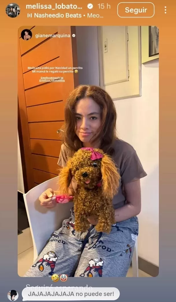 Melissa Klug rompió el corazón de su hija Melissa al darle regalo por Navidad / Instagram