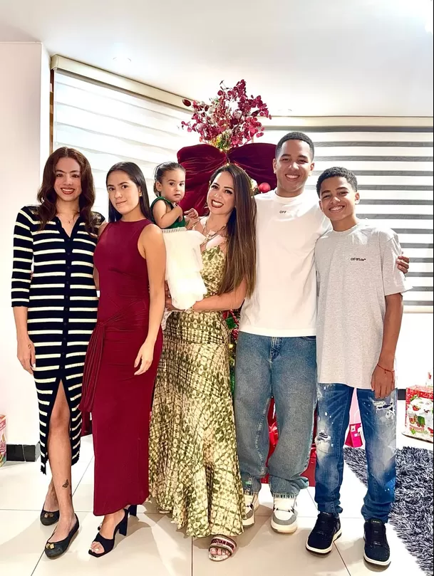 Melissa Klug pasó Navidad con sus hijos / Instagram