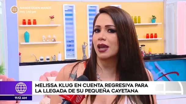 Melissa Klug espera con ansias la llega de bebé 