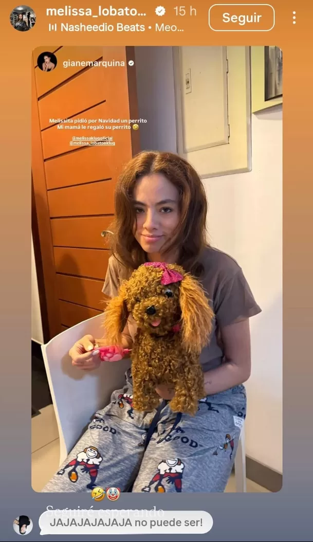 Melissa Klug rompió el corazón de su hija Melissa al darle regalo por Navidad / Instagram