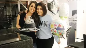 En medio de las celebraciones por su cumpleaños, la chalaca tuvo el detalle con su mejor amiga