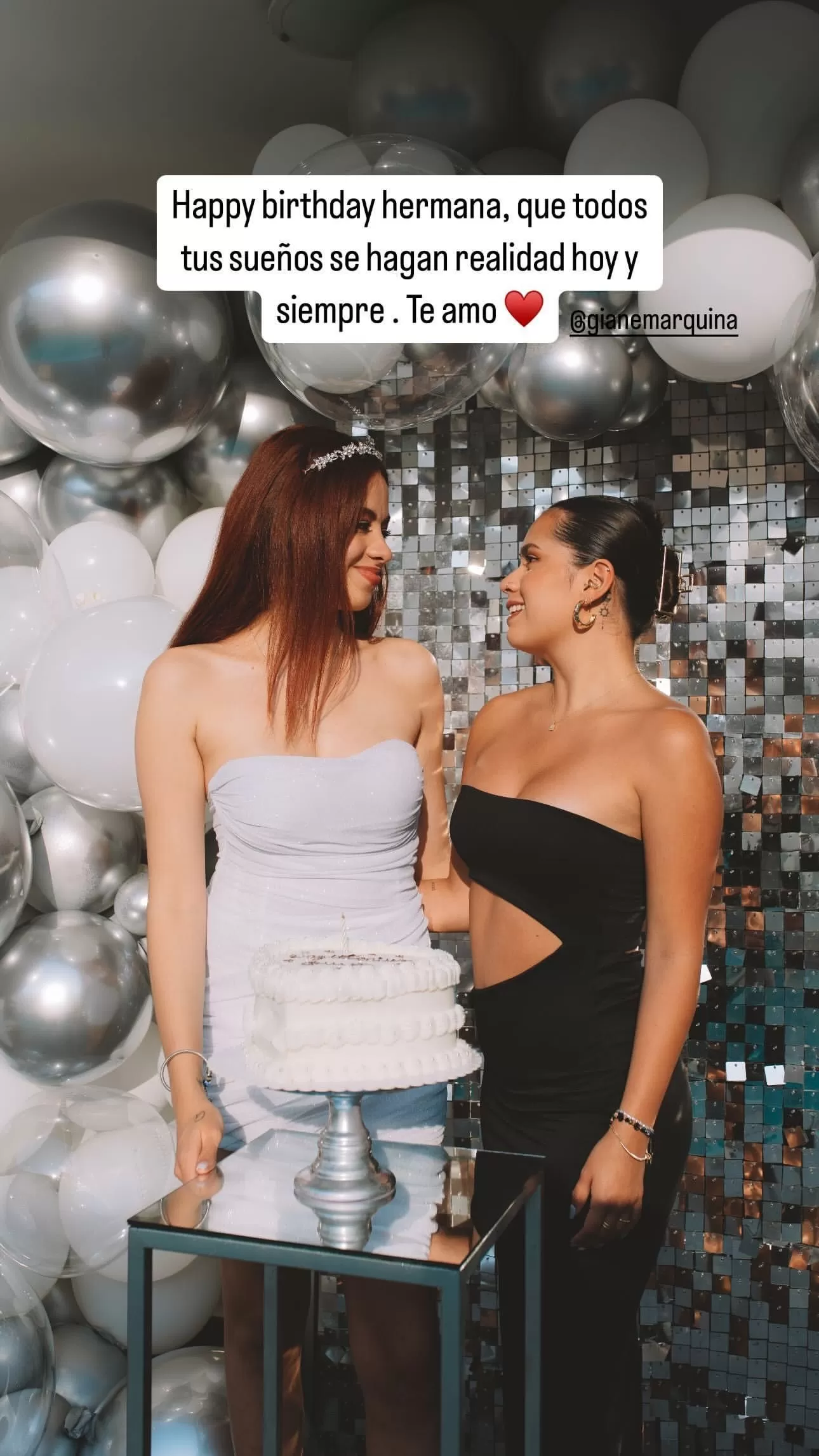 El saludo de Melissa Lobatón a su hermana Gianella Marquina por su cumpleaños / Instagram