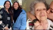 Melissa Lobatón Klug le dedicó una emotiva despedida a su bisabuela Ángela/Fotos: Instagram