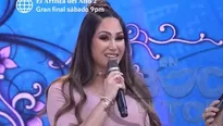 La modelo Melissa Loza se presentó en el set del programa ‘En boca de todos’