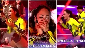 Melissa Loza rompió en llanto y salió corriendo en reto con serpientes. Fuente. AméricaTV