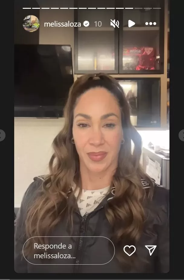 Melissa Loza decidió pronunciarse luego del tenso momento que protagonizó en televisión con Katia Palma. Foto: Instagram