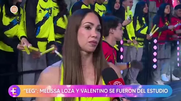 Melissa Loza reaccionó con fuerza tras conocer su eliminación y cuestionó la falta de claridad en la competencia. Foto: América TV Melissa Loza reaccionó con fuerza tras conocer su eliminación y cuestionó la falta de claridad en la competencia. Foto: América TV