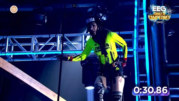 Melissa Loza soltó desgarradores gritos en cardíaco de altura. Fuente: AméricaTV