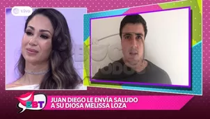 Melissa Loza y Juan Diego Álvarez. Foto y video: América TV