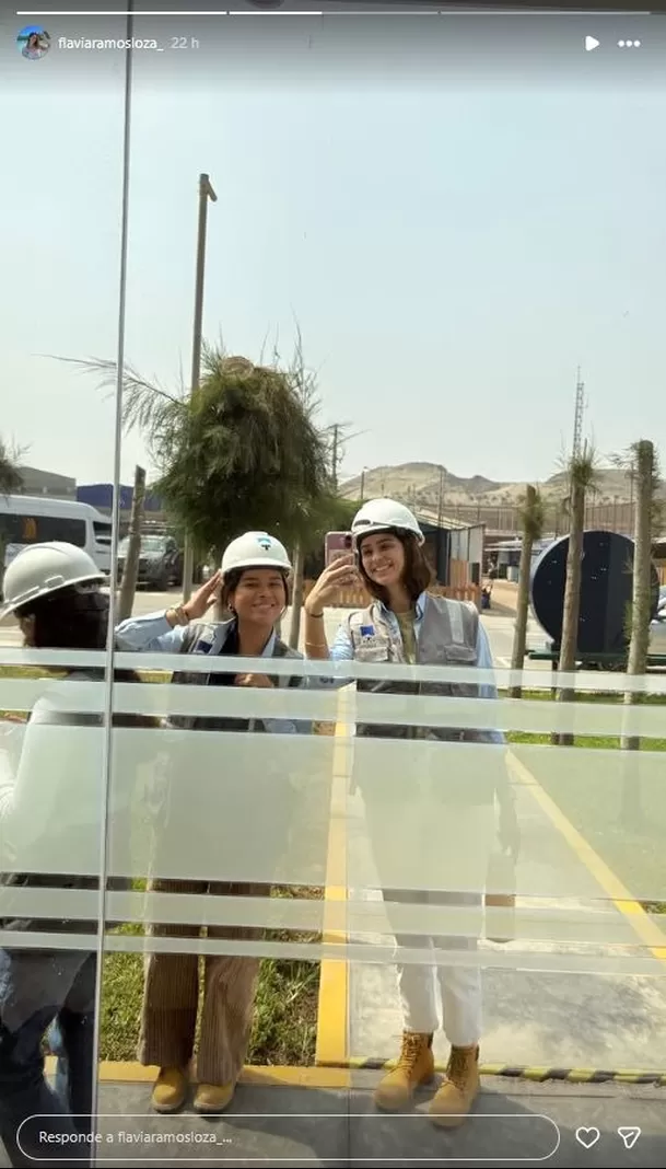 Flavia Ramos Loza, hija de Melissa Loza, compartió con sus seguidores un vistazo poco común: su jornada profesional como arquitecta. Foto: Instagram 