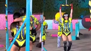 La rápida acción de Onelia fue crucial para evitar la caída de Melissa Loza. Video: América TV