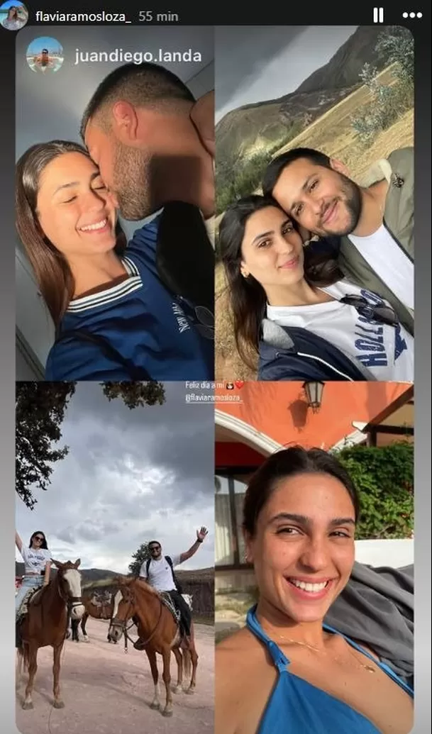 Dedicatoria del enamorado de Flavia Ramos / Instagram