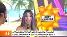 Melissa Loza y su divertida reacción cuando le recuerdan a Guty Carrera