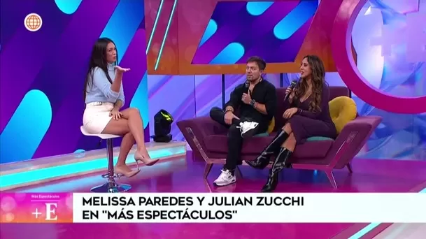 Melissa Paredes sorprendió al revelar el consejo que le dio a Julián Zucchi en medio del conflicto público que vivió con Yiddá Eslava. Foto: América TV