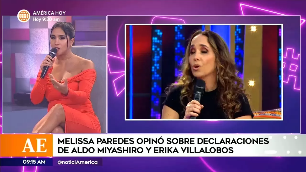 Melissa Paredes vivió un episodio similar al de Aldo Miyashiro y Érika Villalobos / América Espectáculos