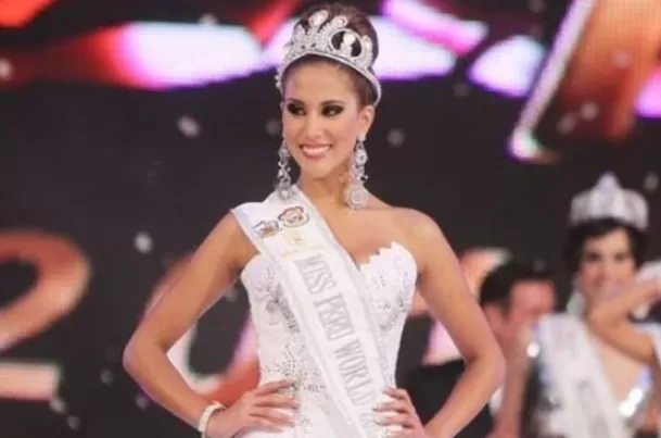 Melissa Paredes renunció a la corona tras difusión de fotos posando en lencería. Foto: Miss Mundo