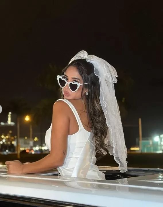 Melissa Paredes sorpendió al mostrar su vestido de novia/Foto: Instagram