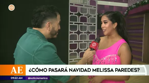 Melissa Paredes habló de sus planes por Navidad y Año Nuevo / América Espectáculos