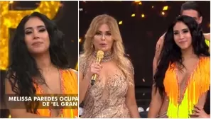 Melissa Paredes quedó en quinto lugar y no disputará la final de El Gran Show 