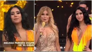 Melissa Paredes quedó en quinto lugar y no disputará la final de El Gran Show 