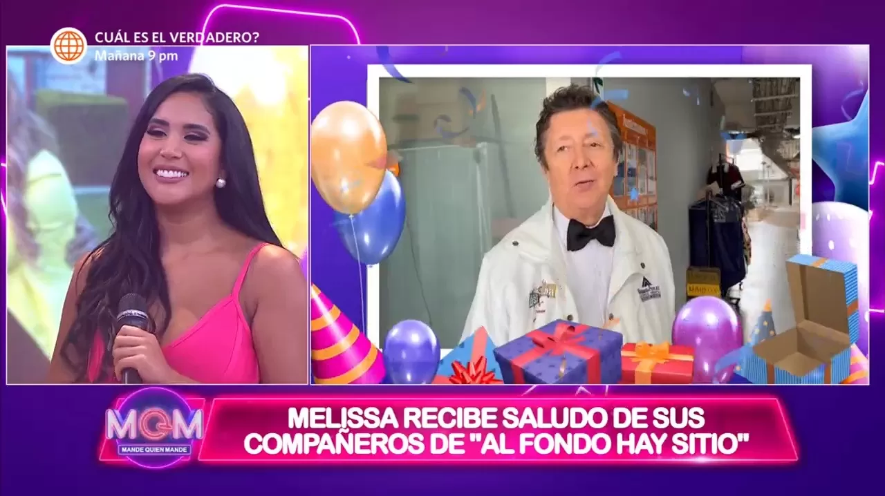 Adolfo Chuiman destacó el talento de Melissa Paredes como actriz / Mande Quien Mande