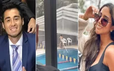Melissa Paredes: Rodrigo Cuba queda sorprendido con sexy baile de mujer en la piscina - Noticias de instagram