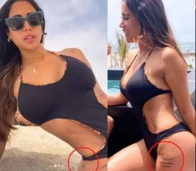 Melissa Paredes tiene dos tatuajes en sus respectivas piernas / Instagram