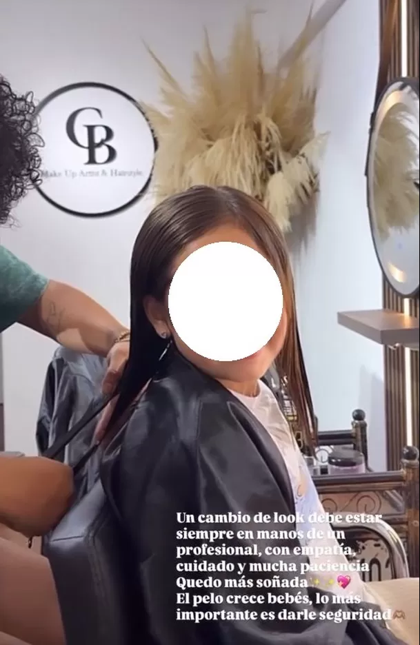 Melissa Paredes lanzó lapidario mensaje luego que Rodrigo Cuba le cortara el cabello a su hija / Captura