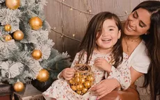 Melissa Paredes y Rodrigo Cuba: ¿Qué personaje sorprendió a su hija por Navidad?  - Noticias de navidad