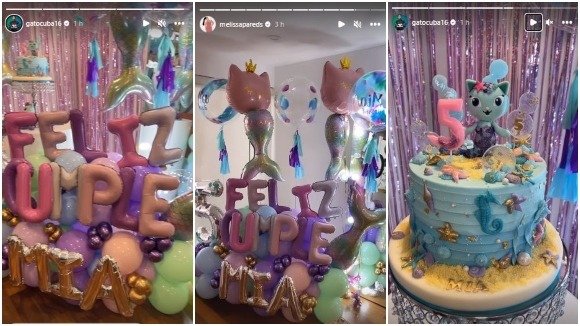 Melissa Paredes y Rodrigo Cuba se vuelven a ver para celebrar juntos el cumpleaños de su hija