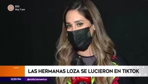 Las hermanas Loza se lucieron en TikTok | Video: América Espectáculos.